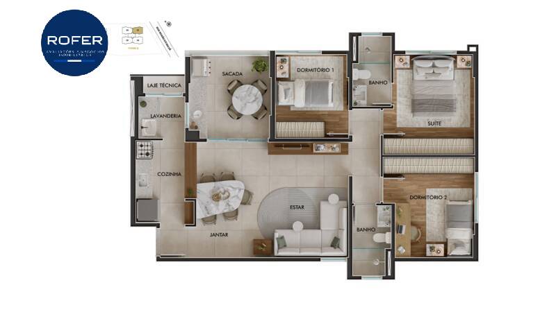 Apartamento, 3 quartos, 81 m² - Foto 36